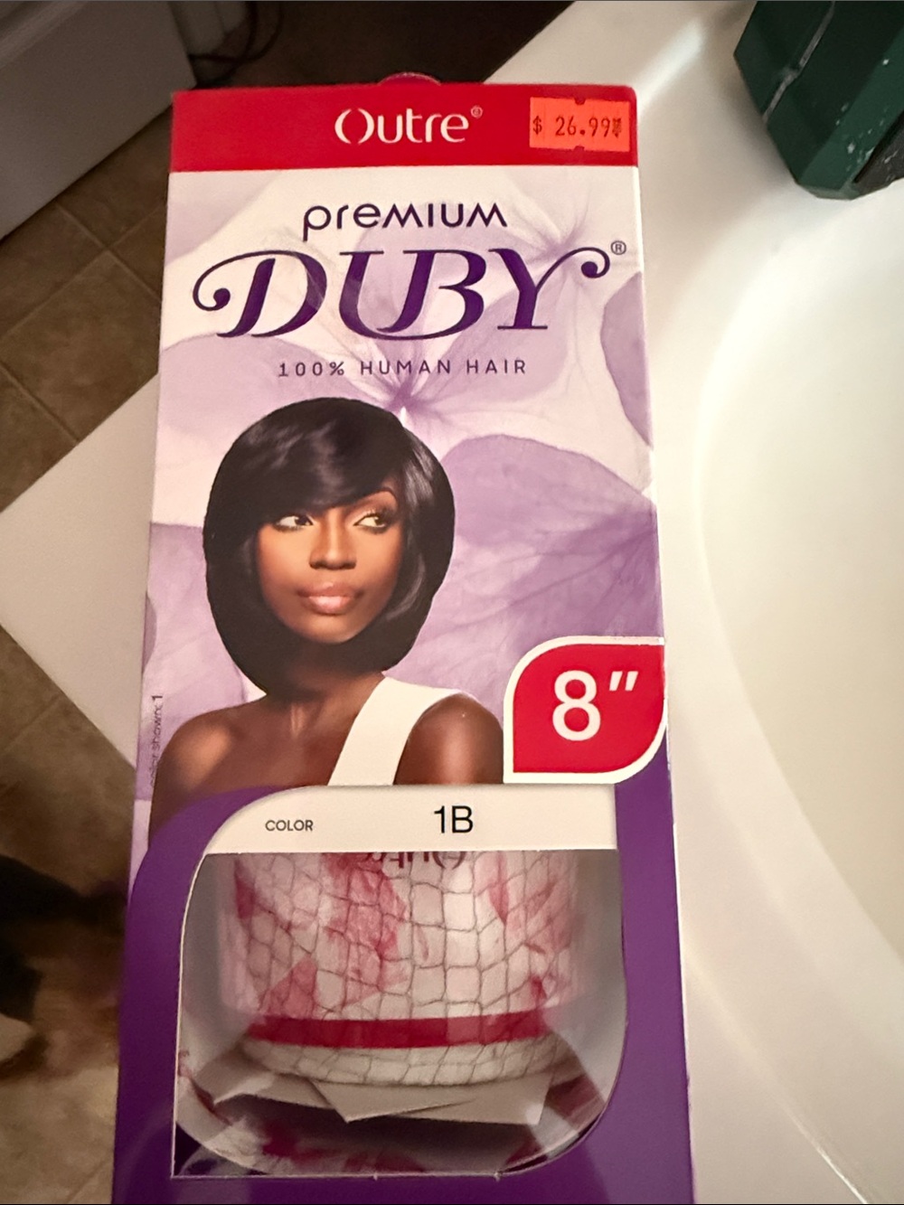 Premium Duby 100% Human Hair Weave - Purple